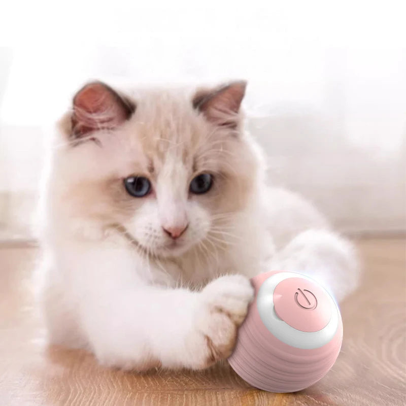 Cat Interactive Ball Smart Cat Toys Indoor Automatic Rolling Magic Ball Dog Toy Ball Automatic Moving Bouncing Rolling Ball